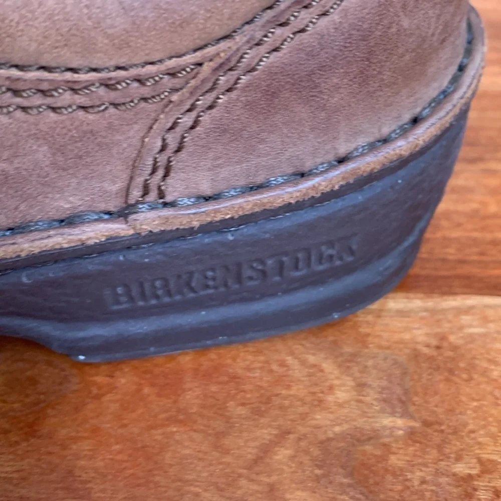 Birkenstock Shoes Strappy Leather Buckle Closure, full shoe size 40